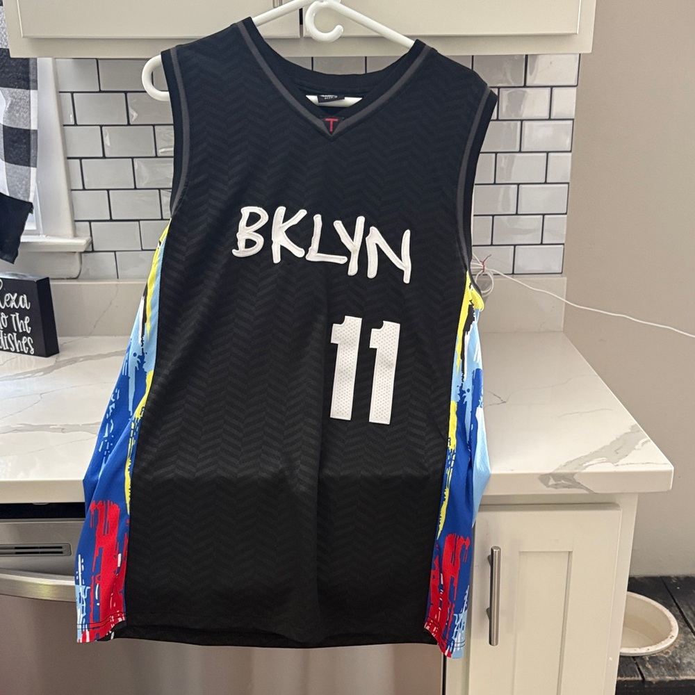Black kyrie irving  Brooklyn  Basketball Jersey
